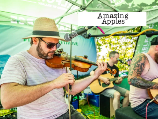 The Amazing Apples at the Finish Line