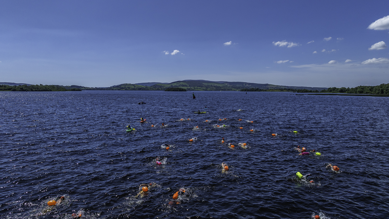 Lake swimming in Ireland during the Gaelforce Great Lake Swim Festival on Lough Derg