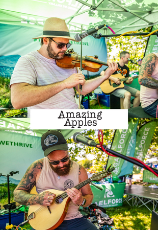 The Amazing Apples live music poster